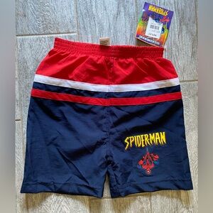 Vintage Marvel Spider-Man Avengers Spidey Boys Swim trunks